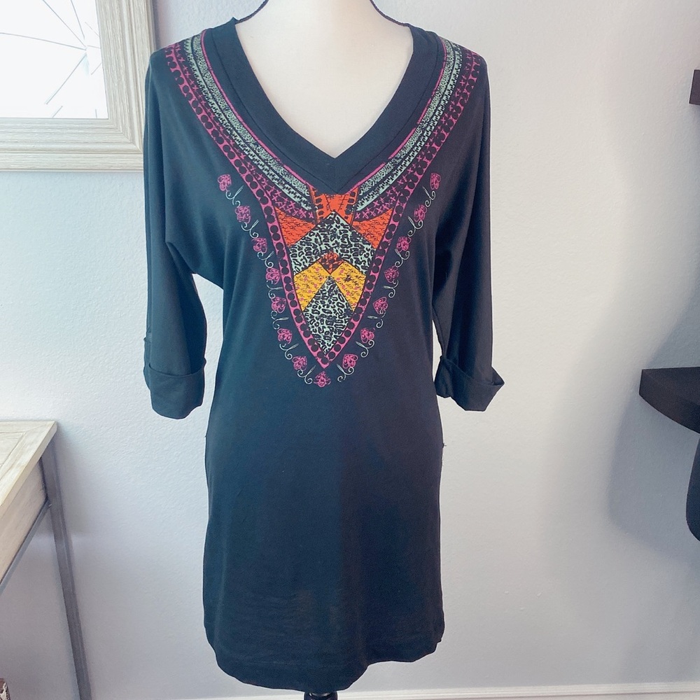Miley Cyrus & Max Azria Multicolored Top